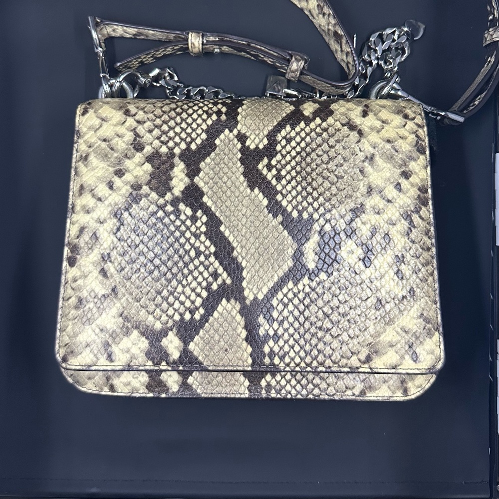 Michael Kors Python Crossbody Bag With Chain Dera… - image 3